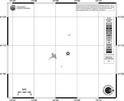 Mappa EMS - territori località