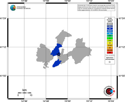 Mappa EMS - territori comuni