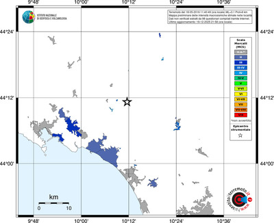 Mappa MCS - territori località