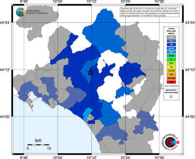 Mappa MCS - territori comuni
