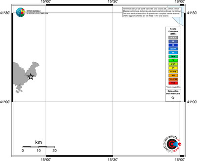 Mappa EMS - territori comuni