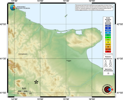 Mappa EMS - località