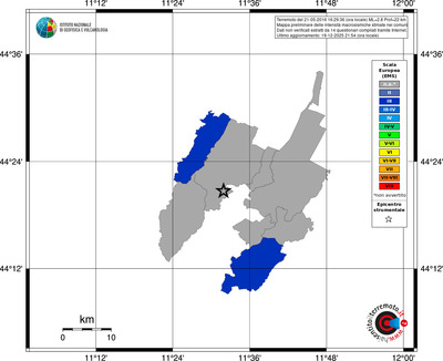 Mappa EMS - territori comuni