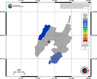 Mappa MCS - territori comuni
