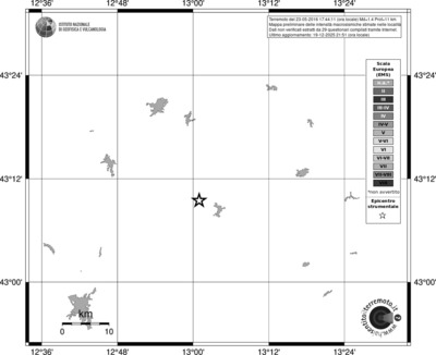 Mappa EMS - territori località