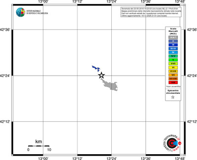 Mappa MCS - territori località