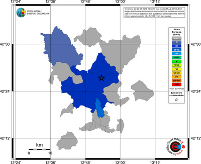 Mappa EMS - territori comuni