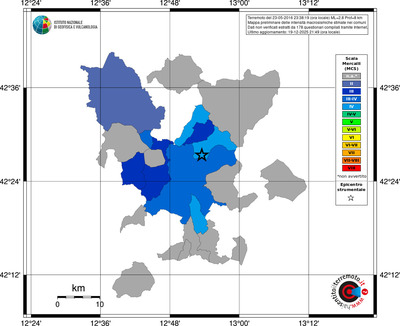 Mappa MCS - territori comuni