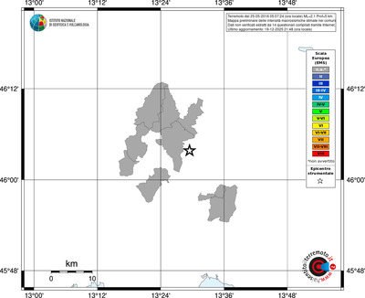 Mappa EMS - territori comuni