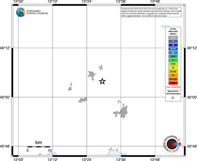Mappa MCS - territori località