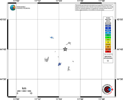 Mappa MCS - territori località