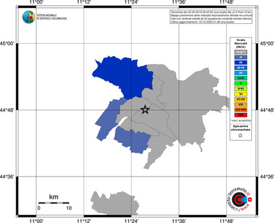 Mappa MCS - territori comuni