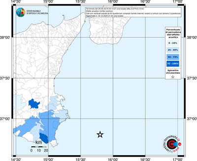 Mappa territorio comunale con almeno 3 questionari