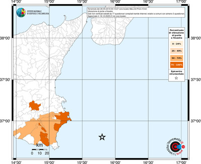 Mappa territorio comunale con almeno 3 questionari