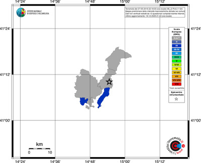 Mappa EMS - territori comuni