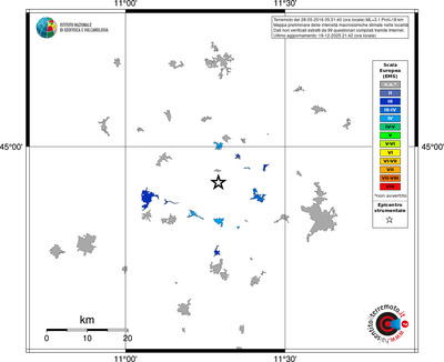 Mappa EMS - territori località