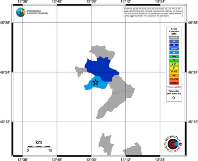 Mappa EMS - territori comuni