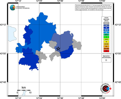 Mappa MCS - territori comuni