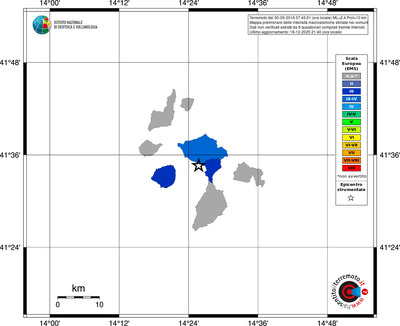 Mappa EMS - territori comuni