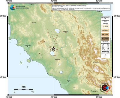 Mappa comuni con almeno 3 questionari