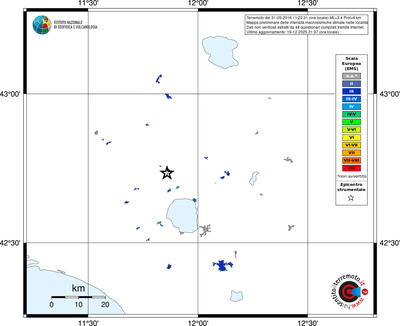 Mappa EMS - territori località