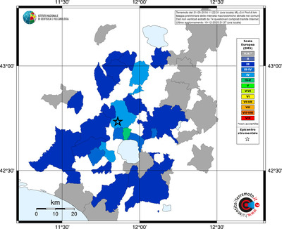 Mappa EMS - territori comuni