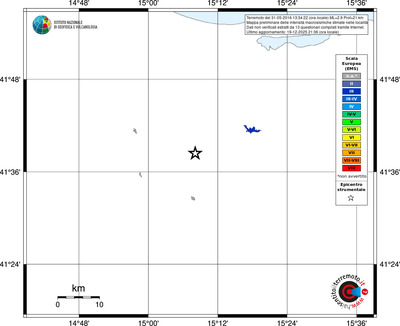 Mappa EMS - territori località