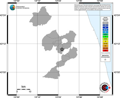 Mappa MCS - territori comuni