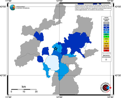 Mappa EMS - territori comuni
