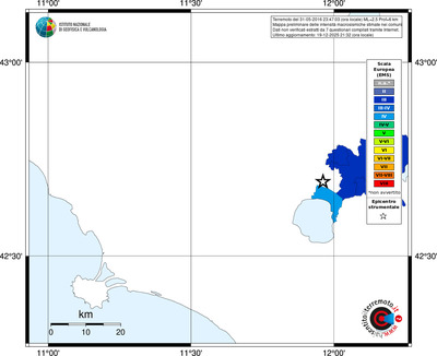 Mappa EMS - territori comuni