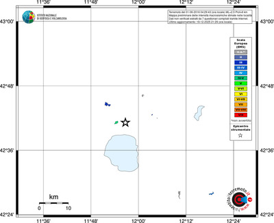 Mappa EMS - territori località