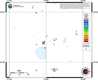 Mappa EMS - territori località