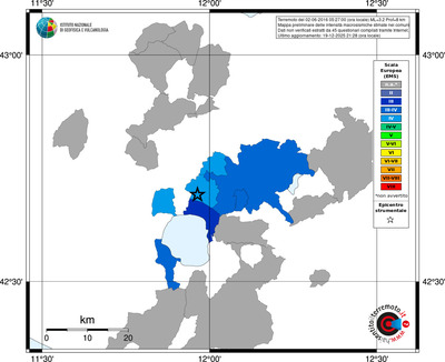 Mappa EMS - territori comuni