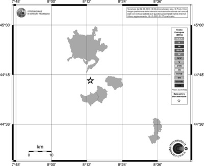 Mappa EMS - territori comuni