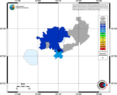 Mappa EMS - territori comuni