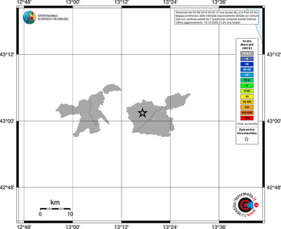 Mappa MCS - territori comuni