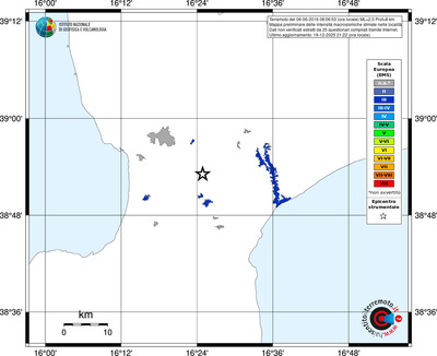 Mappa EMS - territori località