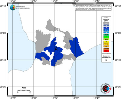 Mappa EMS - territori comuni