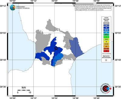 Mappa MCS - territori comuni