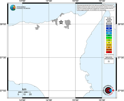 Mappa EMS - territori comuni
