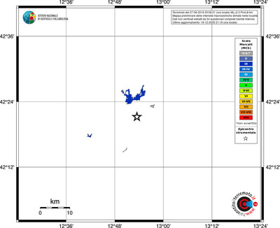 Mappa MCS - territori località
