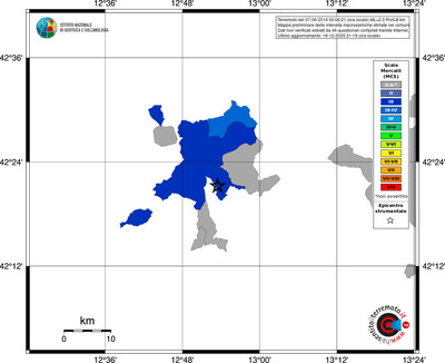 Mappa MCS - territori comuni