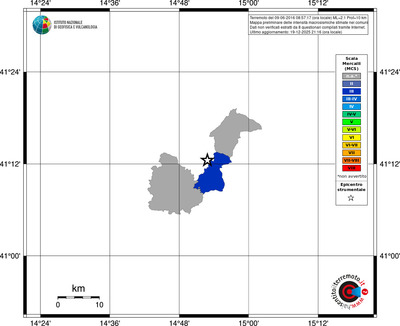 Mappa MCS - territori comuni
