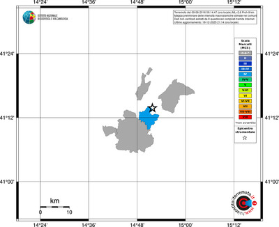 Mappa MCS - territori comuni