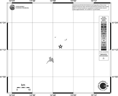 Mappa EMS - territori località