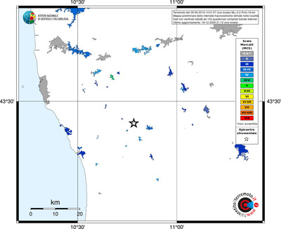 Mappa MCS - territori località