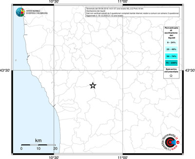 Mappa territorio comunale con almeno 3 questionari