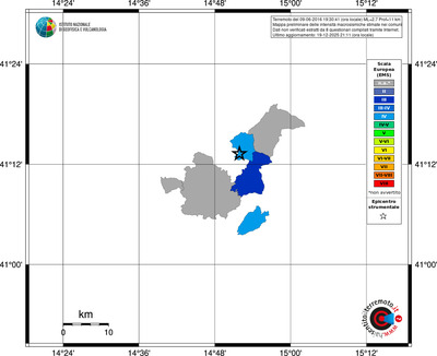 Mappa EMS - territori comuni