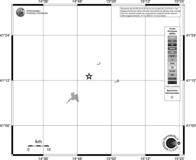 Mappa EMS - territori località