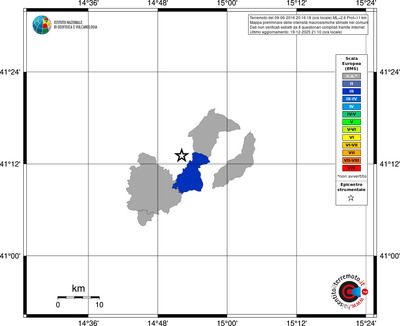 Mappa EMS - territori comuni